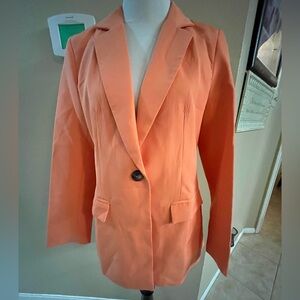 Women's Orange Blazer